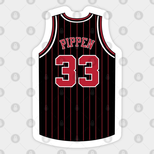 Scottie Pippen Chicago Jersey Qiangy Sticker by qiangdade